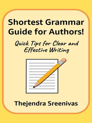 cover image of Shortest Grammar Guide for Authors!